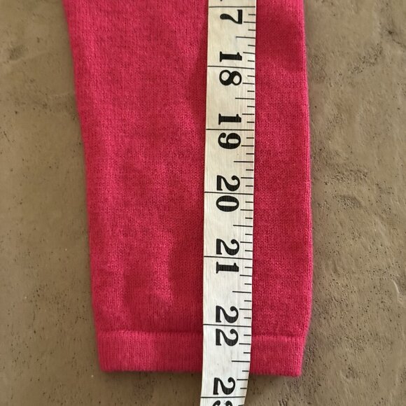 Banana Republic XS Color Block Sweater Pink Red Orange Stripe Merino Wool Blend - Picture 7 of 9